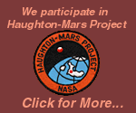 We participate in Haughton-Mars project. Click here for more info