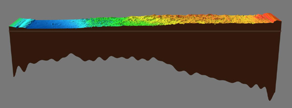 RS/MOLA Crustal slice