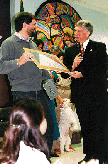 Govenor Lowry Presents the License